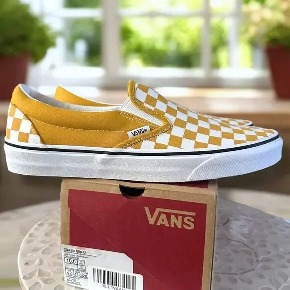 Vans Slip-On Color Theory Checkerboard Men’s 10 Women’s 12 NIB Skate Shoes - Picture 11 of 11